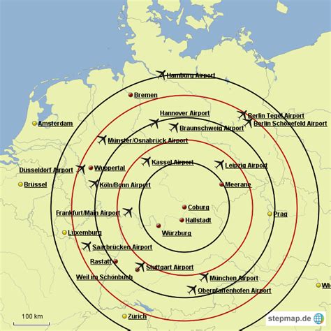 flugzeit deutschland.